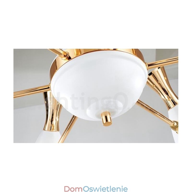 Nowoczesna współczesna lampa żyrandolowa z 8 światłami
