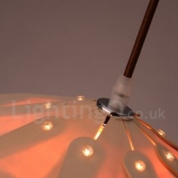 Wisząca lampa w kształcie szyszki z drewna sosnowego w stylu rustykalnym Lodge