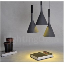 1 Światło Vintage Betonowa Lampa Wisząca