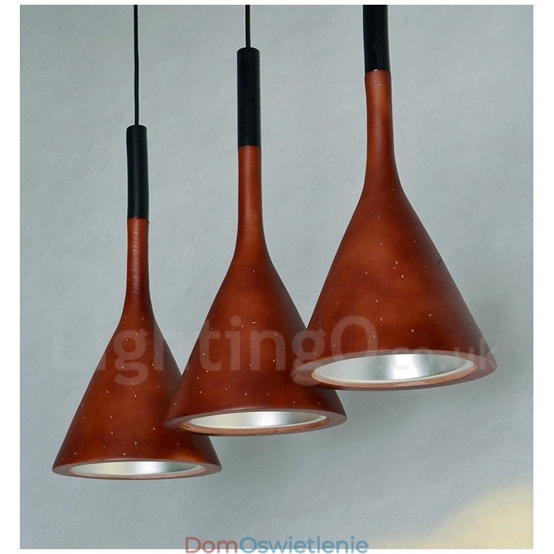 1 Światło Vintage Betonowa Lampa Wisząca