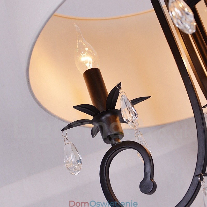Rustykalna metalowa lampa wisząca w kształcie bębna