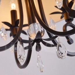 Rustykalna metalowa lampa wisząca w kształcie bębna