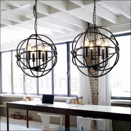 6-cio metrowe metalowe lampy wiszące w stylu vintage 6-cio metrowe metalowe lampy wiszące w stylu vintage