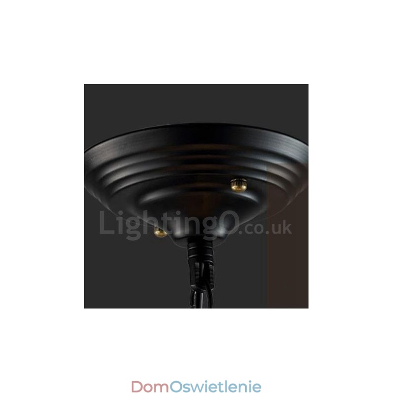 6-cio metrowe metalowe lampy wiszące w stylu vintage
