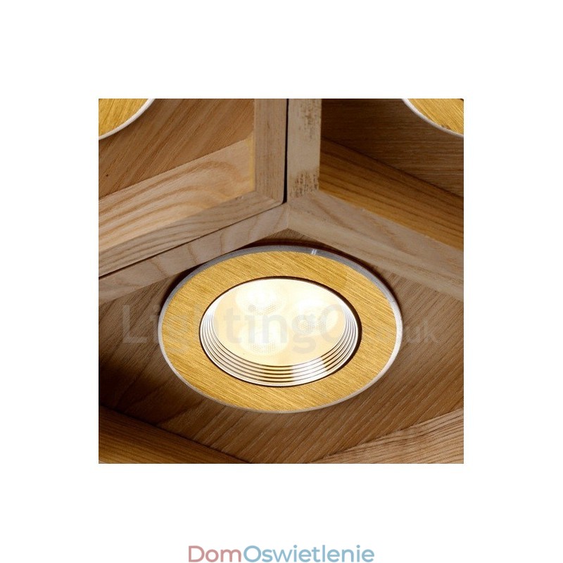 6 Jasnych Drewna Nowoczesnych Współczesnych Lamp Wiszących