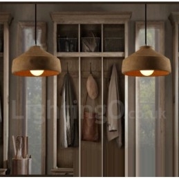 Nowoczesna współczesna lampa wisząca z pojedynczym światłem z betonu