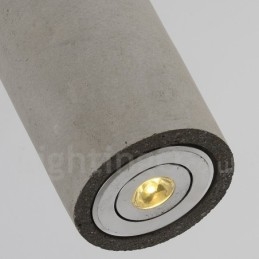 Nowoczesna współczesna lampa wisząca betonowa 1 światło