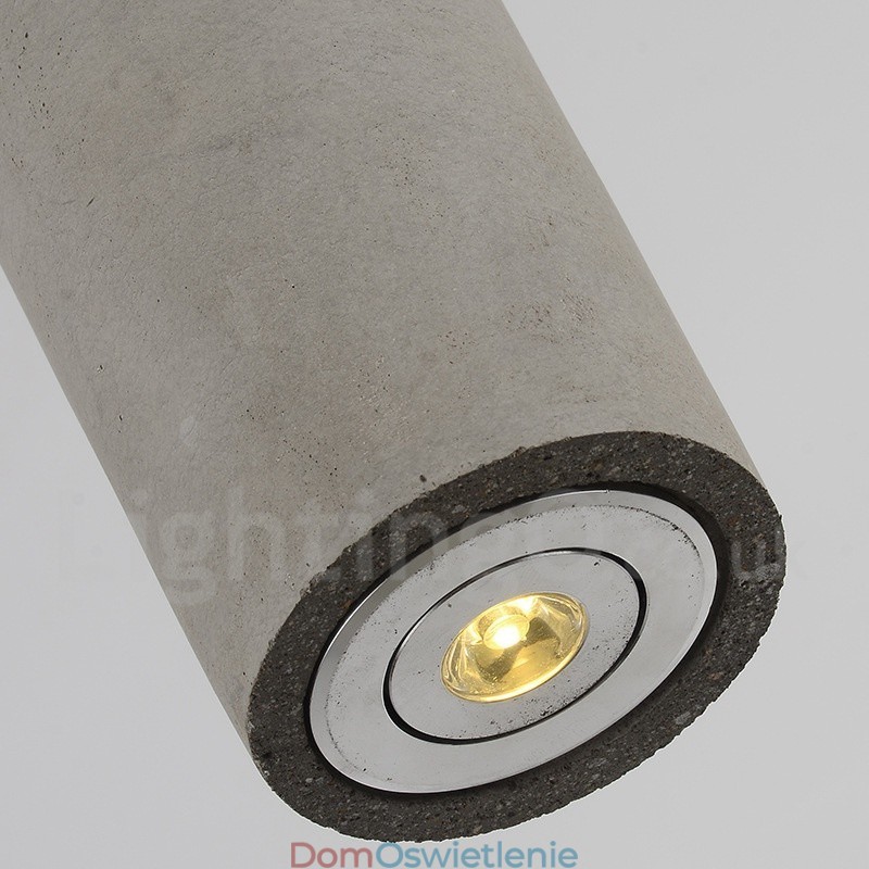 Nowoczesna współczesna lampa wisząca betonowa 1 światło