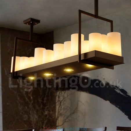 Rustykalna lampa wisząca w stylu vintage w stylu Lodge Candlestick Rustykalna lampa wisząca w stylu vintage w stylu Lodge Candlestick