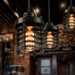 Retro Vintage Metal 1 Światło Wiszące Lampy