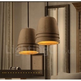 Retro Vintage Betonowa lampa wisząca