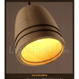 Retro Vintage Betonowa lampa wisząca