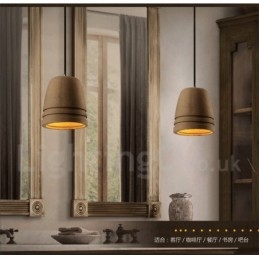 Retro Vintage Betonowa lampa wisząca