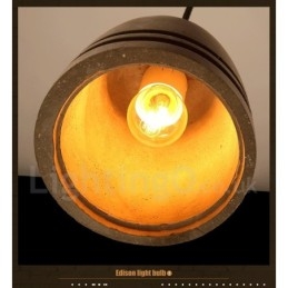 Retro Vintage Betonowa lampa wisząca