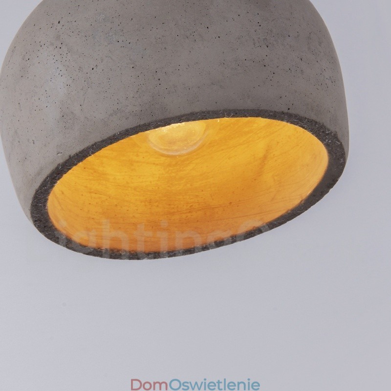 Retro Vintage Drewno Beton Pojedyncza lampa wisząca