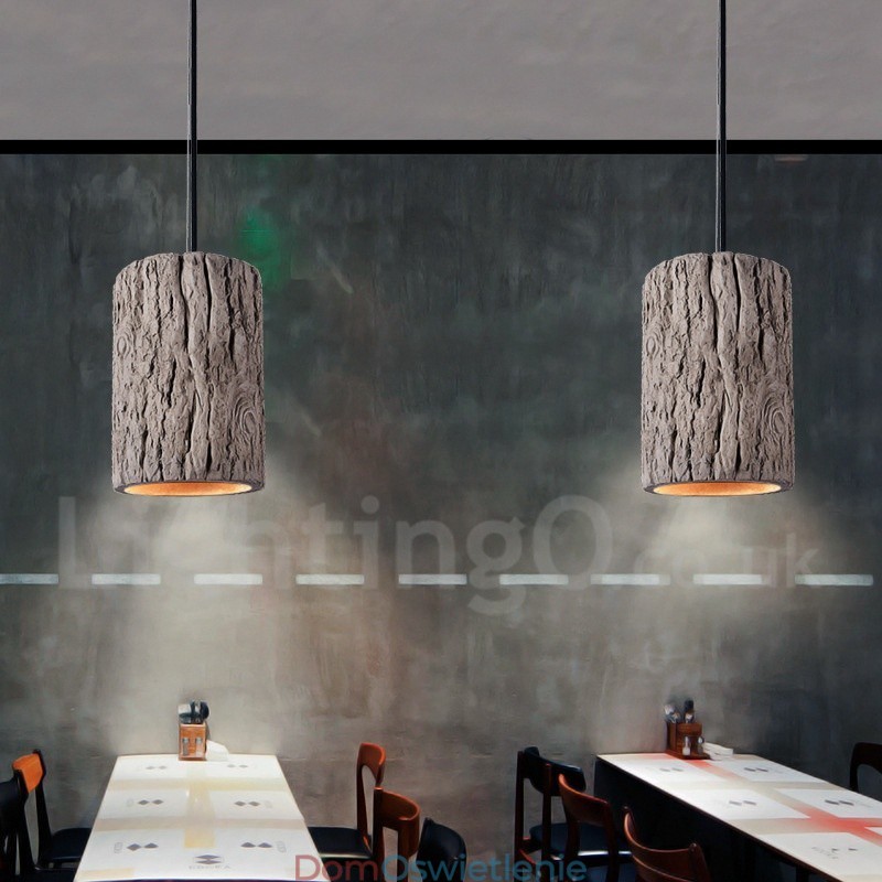 Retro Vintage Betonowa lampa wisząca
