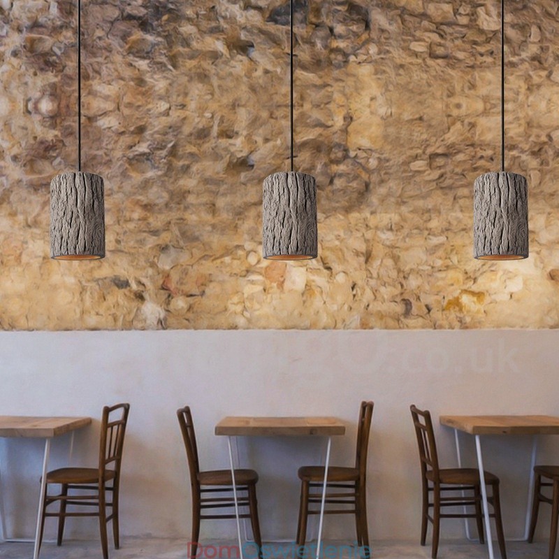 Retro Vintage Betonowa lampa wisząca