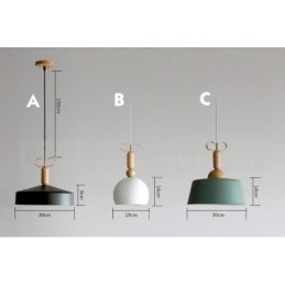 Nowoczesna, współczesna, wielokolorowa lampa wisząca