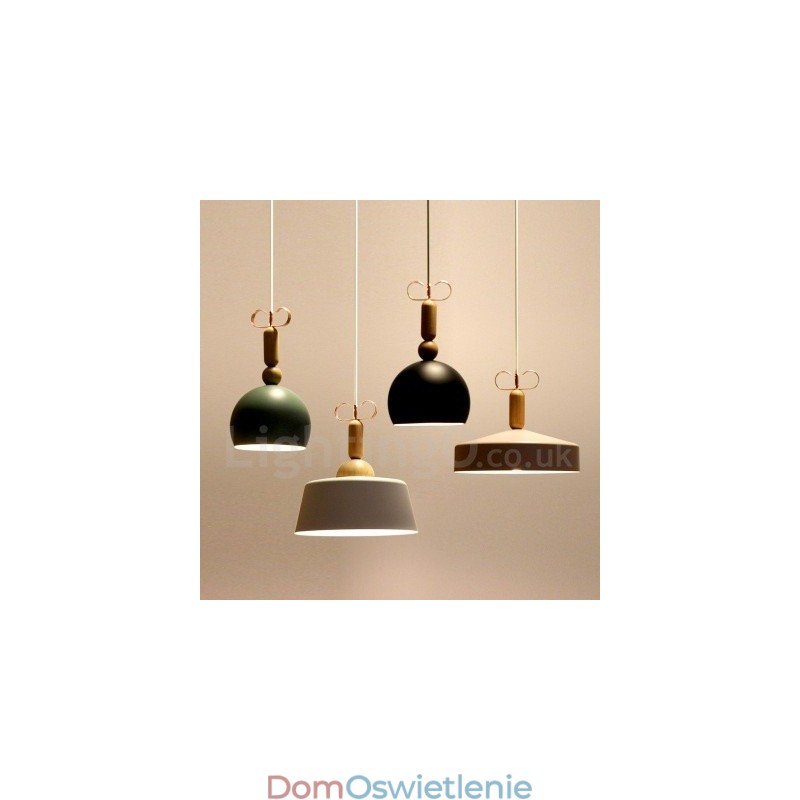 Nowoczesna, współczesna, wielokolorowa lampa wisząca