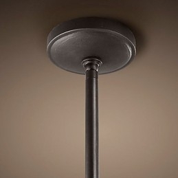 Lampa wisząca z żelaza w stylu retro z 12 światłami w kształcie świecy