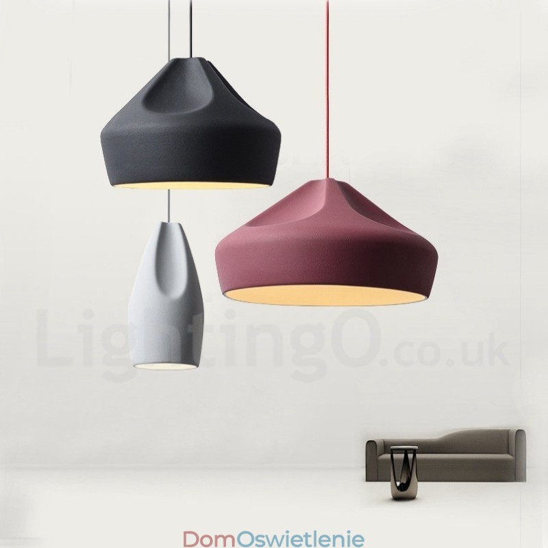 Nowoczesna, współczesna, wielokolorowa lampa wisząca