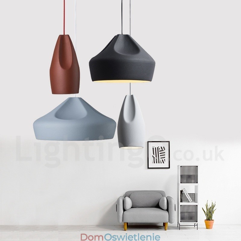 Nowoczesna, współczesna, wielokolorowa lampa wisząca