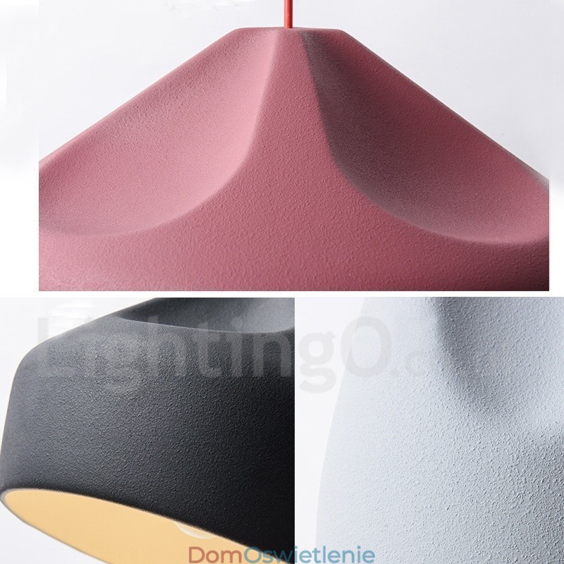 Nowoczesna, współczesna, wielokolorowa lampa wisząca