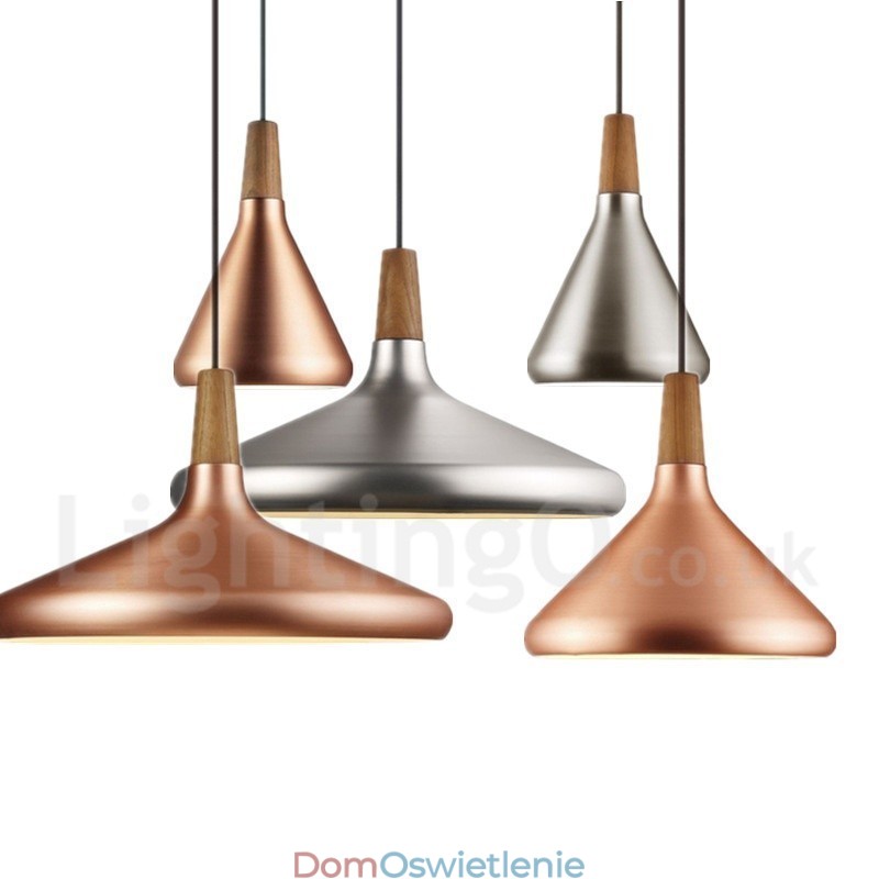 Nowoczesna współczesna metalowa lampa wisząca z 1 światłem