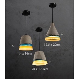 Lampa wisząca Vintage Concrete