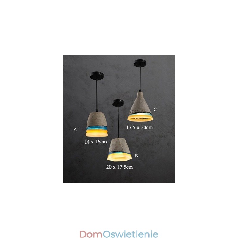Lampa wisząca Vintage Concrete