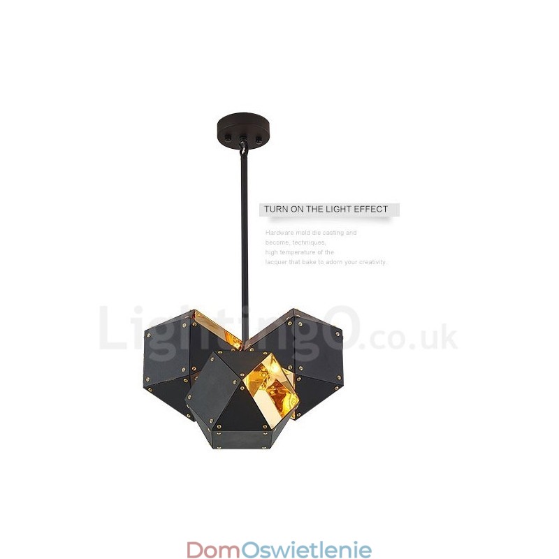 3-punktowa nowoczesna lampa wisząca