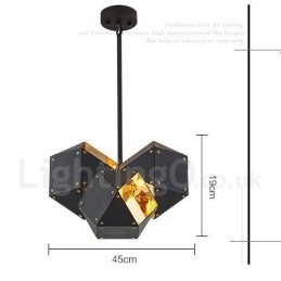 3-punktowa nowoczesna lampa wisząca