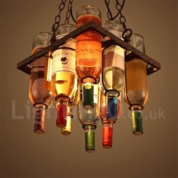 Tradycyjna klasyczna metalowa lampa wisząca