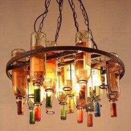 Tradycyjna klasyczna metalowa lampa wisząca