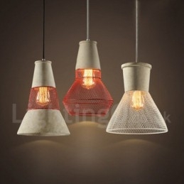 1 Lekka metalowa lampa wisząca Rustic Lodge