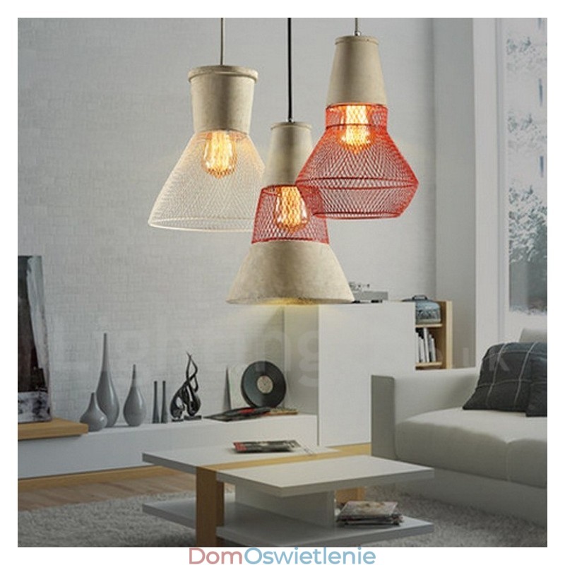 1 Lekka metalowa lampa wisząca Rustic Lodge