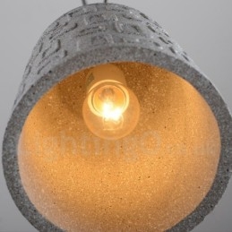 Retro Vintage Beton 1 Światło Wiszące Lampy