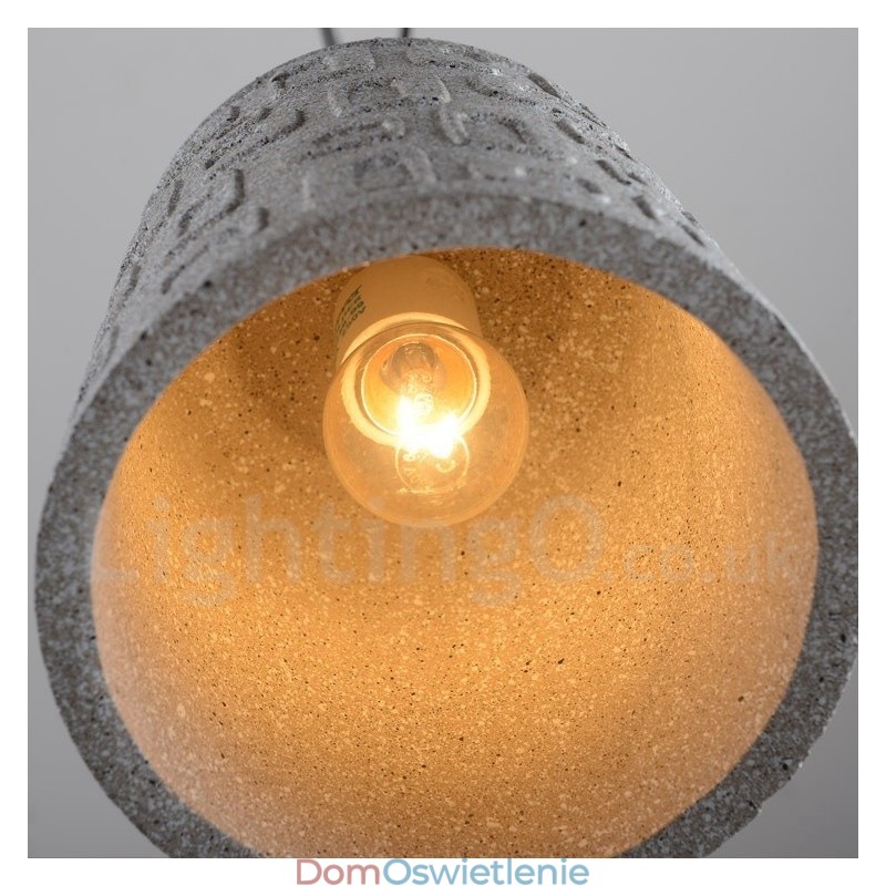 Retro Vintage Beton 1 Światło Wiszące Lampy