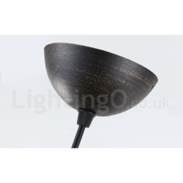 Retro Vintage 1 Lekka metalowa lampa wisząca