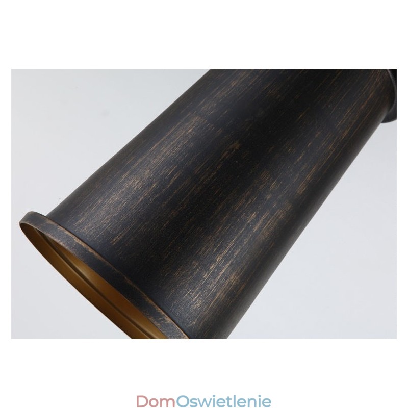 Retro Vintage 1 Lekka metalowa lampa wisząca