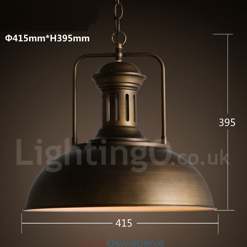 Retro Vintage Metal 1 Światło Wiszące Lampy