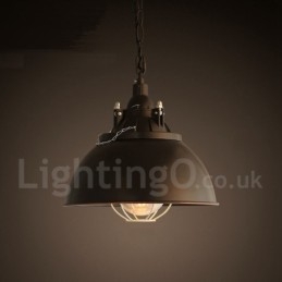 Retro Vintage Metal 1 Światło Wiszące Lampy