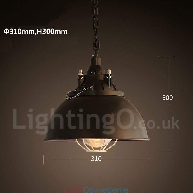 Retro Vintage Metal 1 Światło Wiszące Lampy