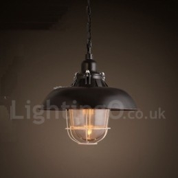 Retro Vintage Metal 1 Światło Wiszące Lampy