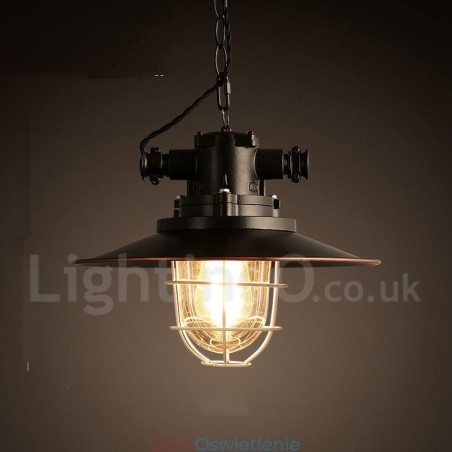 Retro Vintage Metal 1 Światło Wiszące Lampy