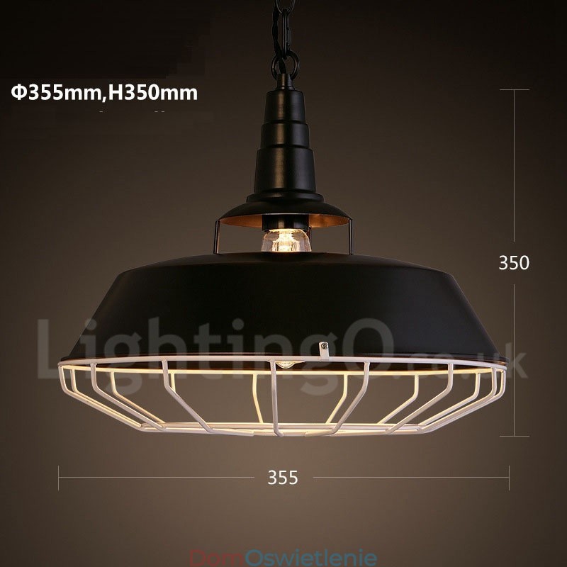 Retro Vintage Metal 1 Światło Wiszące Lampy