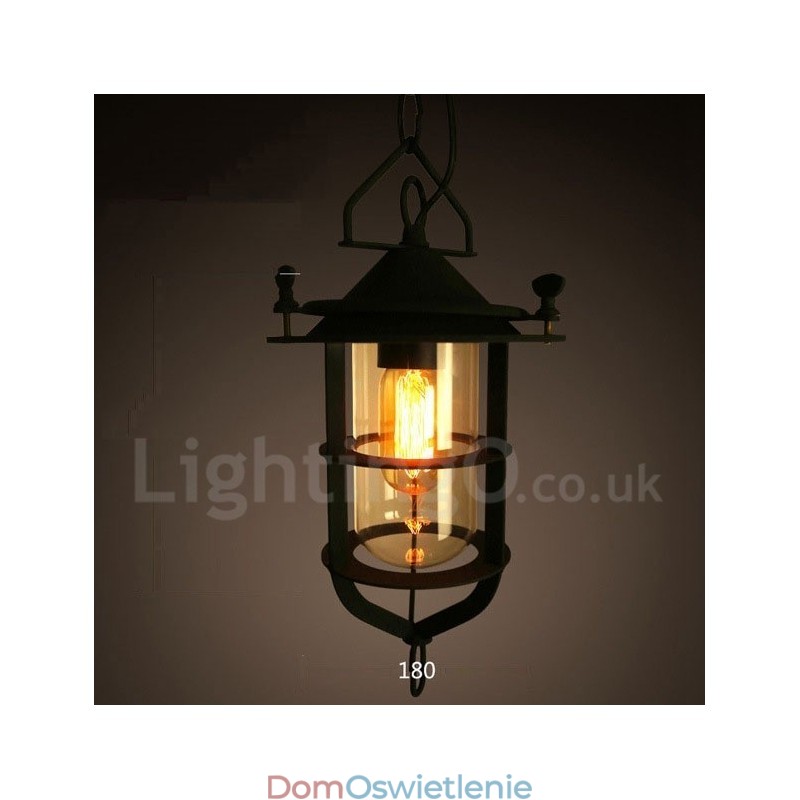 Retro Vintage Metal 1 Światło Wiszące Lampy