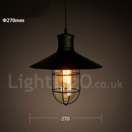 Retro Vintage Metal 1 Światło Wiszące Lampy