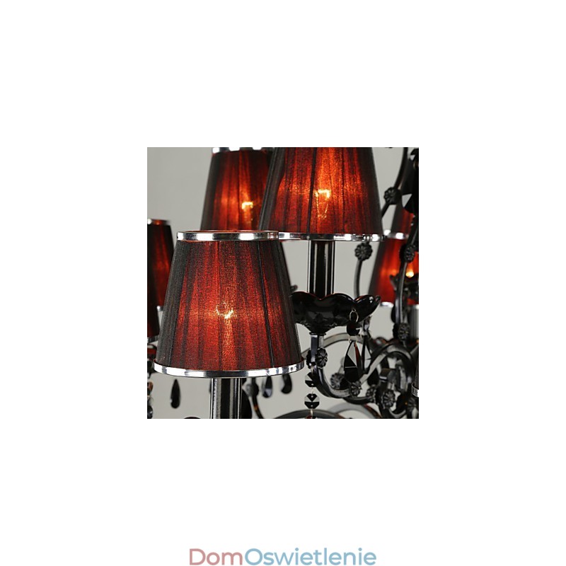 Żyrandol Kryształowy Nowoczesny Współczesny Kryształowy 15 Światło Czerwony