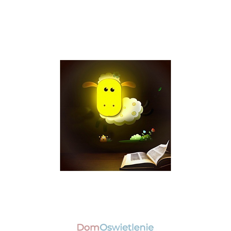 Creative Spirit Inteligentna kontrola światła Mała lampka nocna Dziecięca lampa ścienna